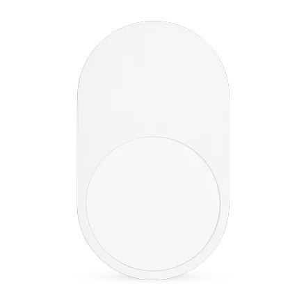 White ADT wireless motion sensor, for Westfield, IN homes